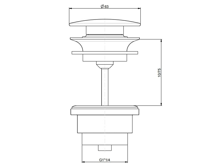 Сток Rubinetterie Frattini 92686 ARCH-00055367 - Вид №2