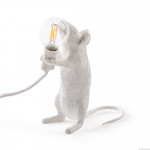 Seletti 14884 standing MOUSE лампа настольная мышь с лампочкой