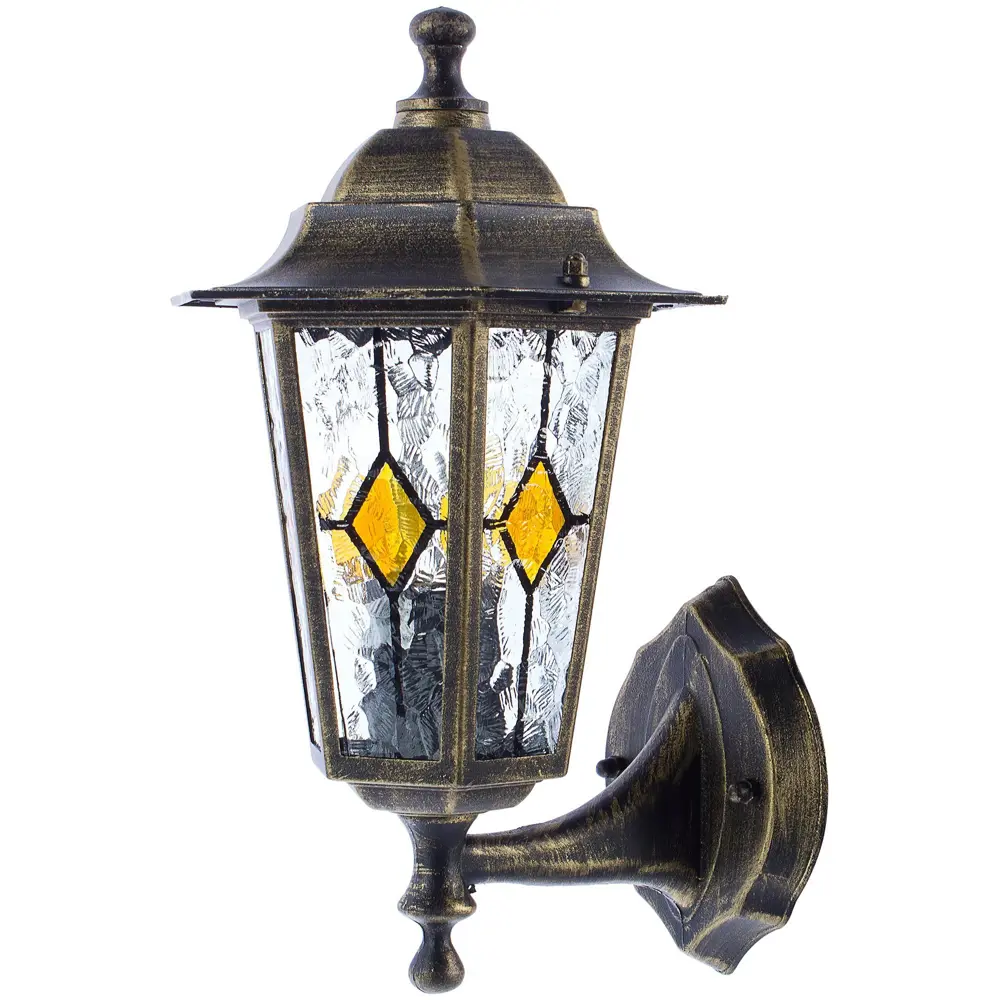 Бра уличное вверх Inspire Tiffany 1xE27х60 Вт, декоративное стекло, IP44 STLM-2003174