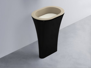 AMLA65-AV+AMPILO-TL+AMCOLO-N Раковина Amedeo Ovale отдельностоящая cielo Enjoy + Amedeo