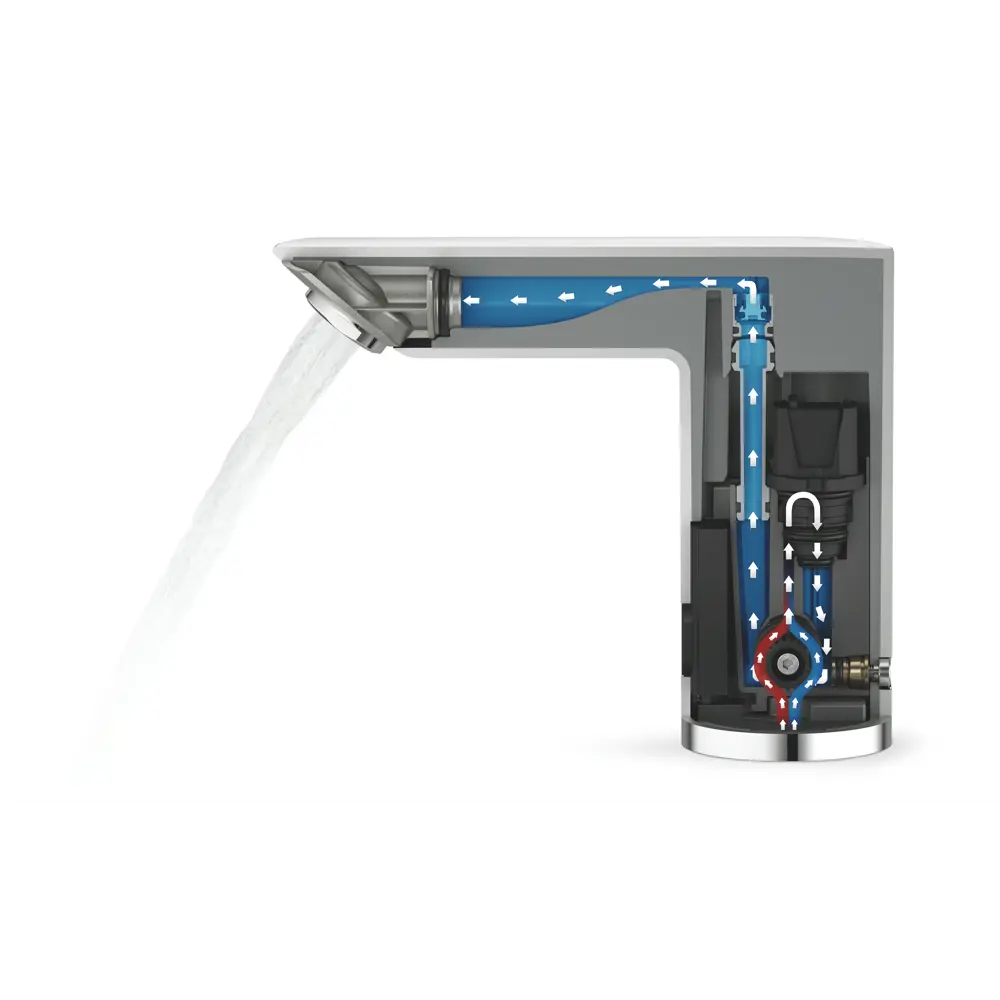 Смеситель для раковины Grohe Bau Cosmopolitan E 36451000 сенсорный цвет хром STLM-2058949 - Вид №4