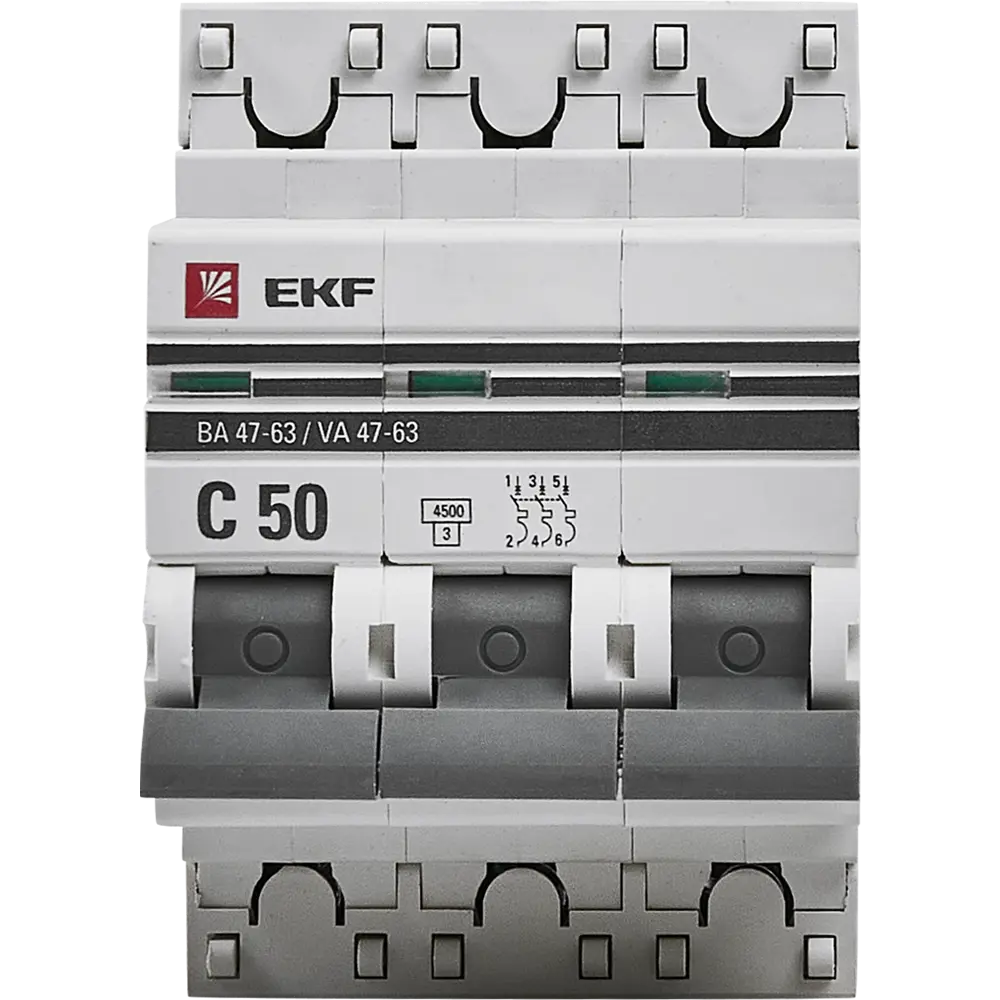 Автоматический выключатель EKF ВА47-63 для защиты электрических сетей 82421336 STLM-1102368 - Вид №1