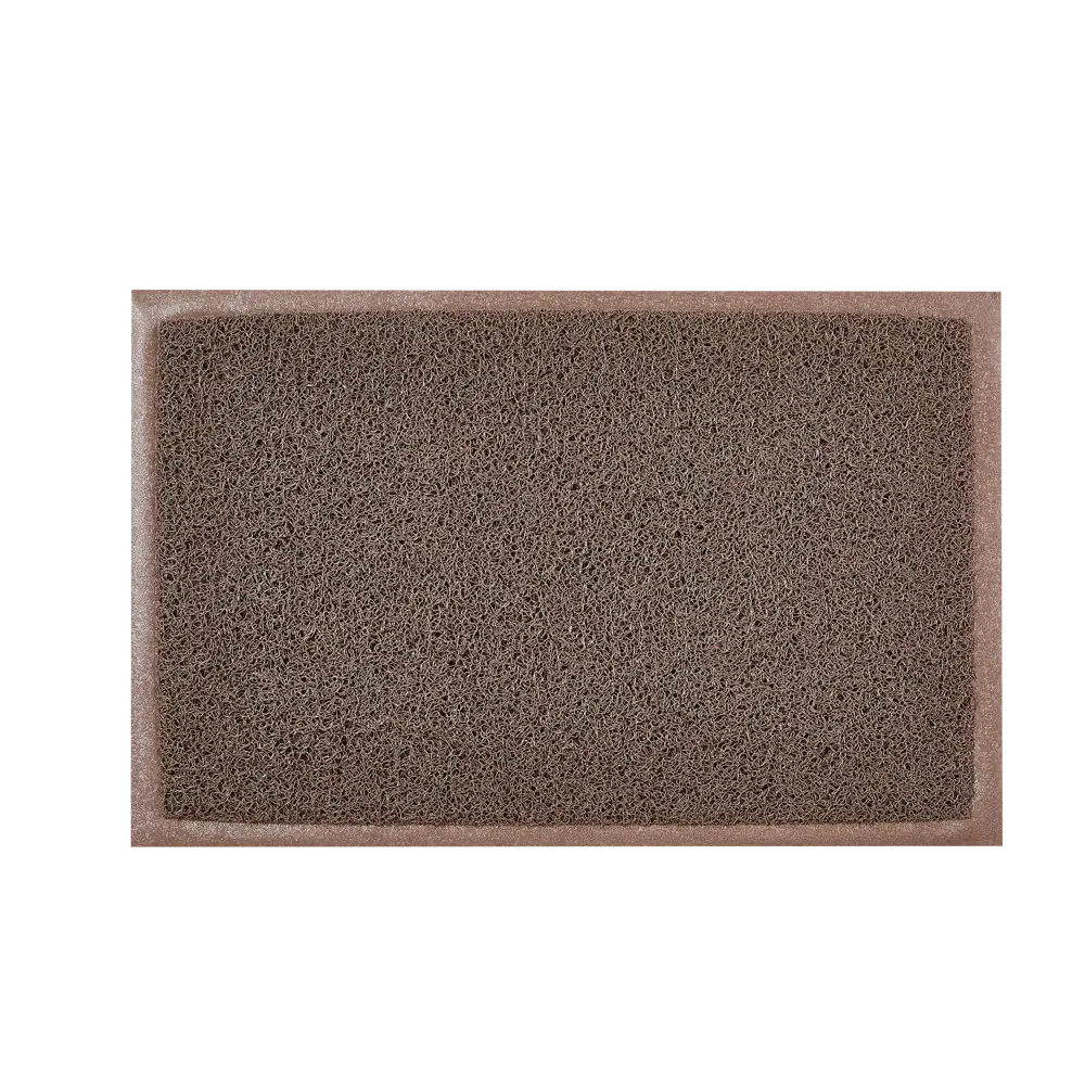 Коврик Inspire Vinyl Diamond 60x90 см ПВХ на виниле цвет коричневый STLM-2057467