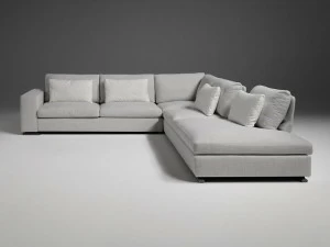 Egoitaliano Угловой диван со съемным чехлом из ткани