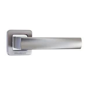 Ручки дверные на розетке Palladium Matter, ЦАМ, цвет матовый графит