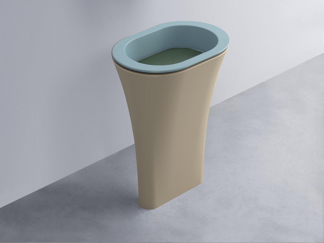 AMLA65-PL+AMPILO-MU+AMCOLO-AV Раковина Amedeo Ovale отдельностоящая cielo Enjoy + Amedeo Ceramica Cielo