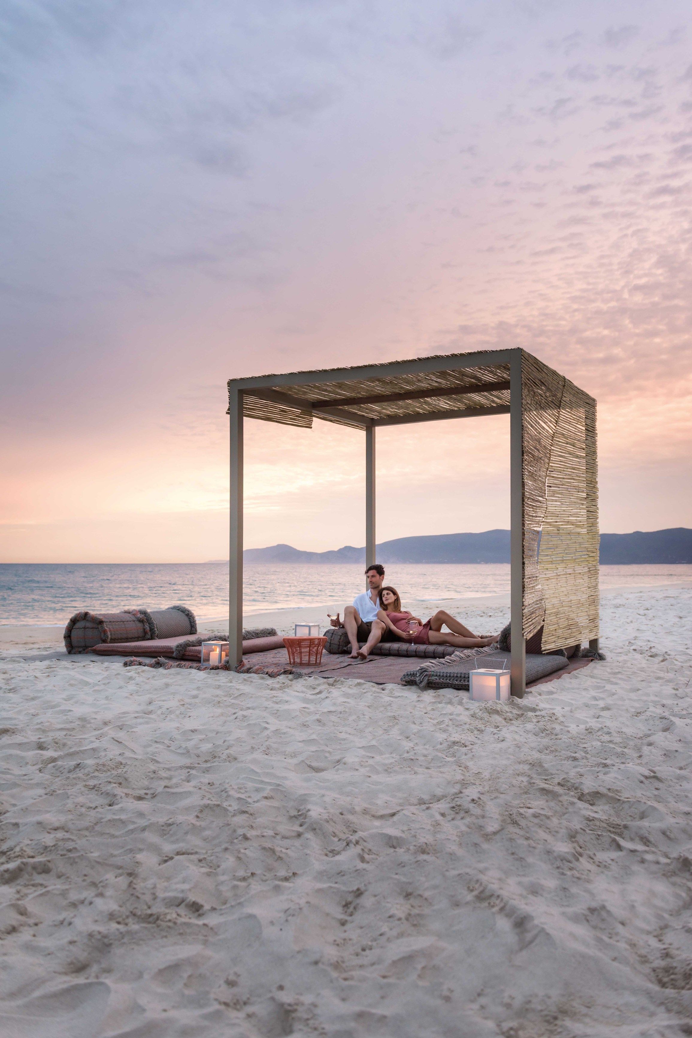 Наружная полипропиленовая цилиндрическая полосатая подушка GAN Garden Layers ARCH-00064224 - Вид №9