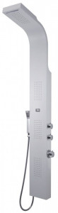 GYSP10600(02) Gedy G-SPA 00, многофункциональная душевая панель с термостатом, цвет белый матовый