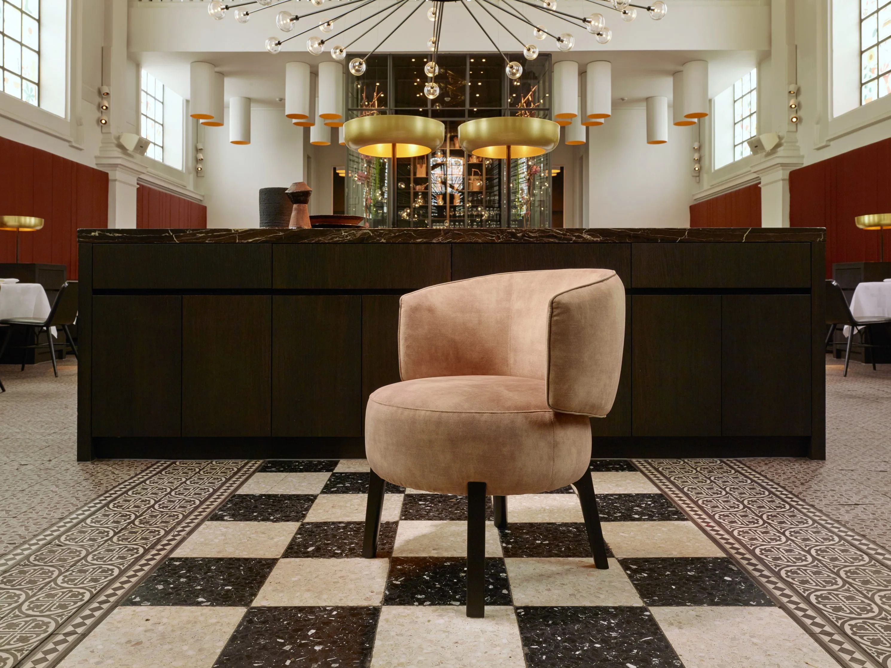 Бархатное кресло с подлокотниками Piet Boon Джейн ARCH-00144497 - Вид №2