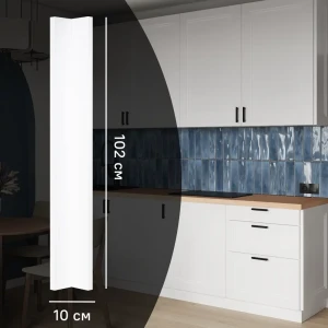 Фальшпанель Konsensa для кухонного шкафа Котлас 10x102 см белый МДФ 89423135