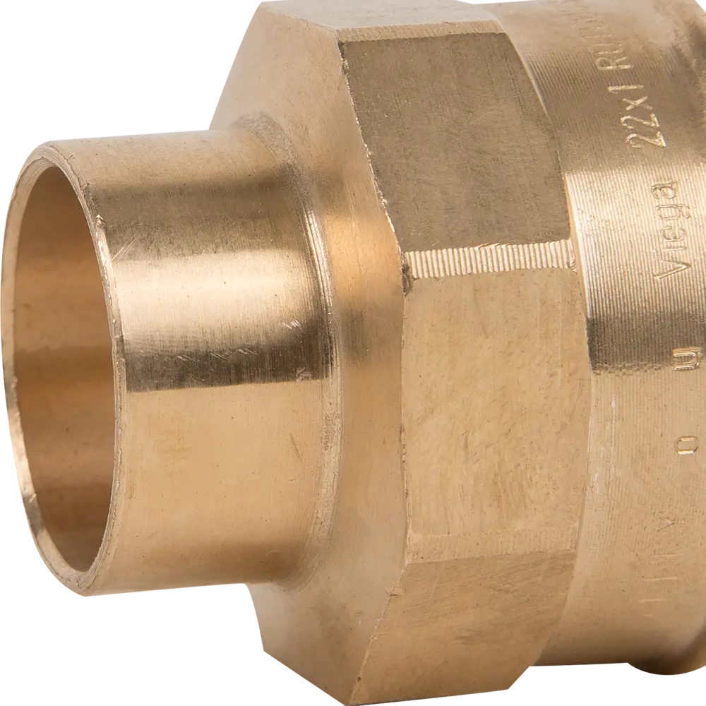 Соединитель медь пайка ВР 22х1 102470 Viega STLM-2115314 - Вид №1