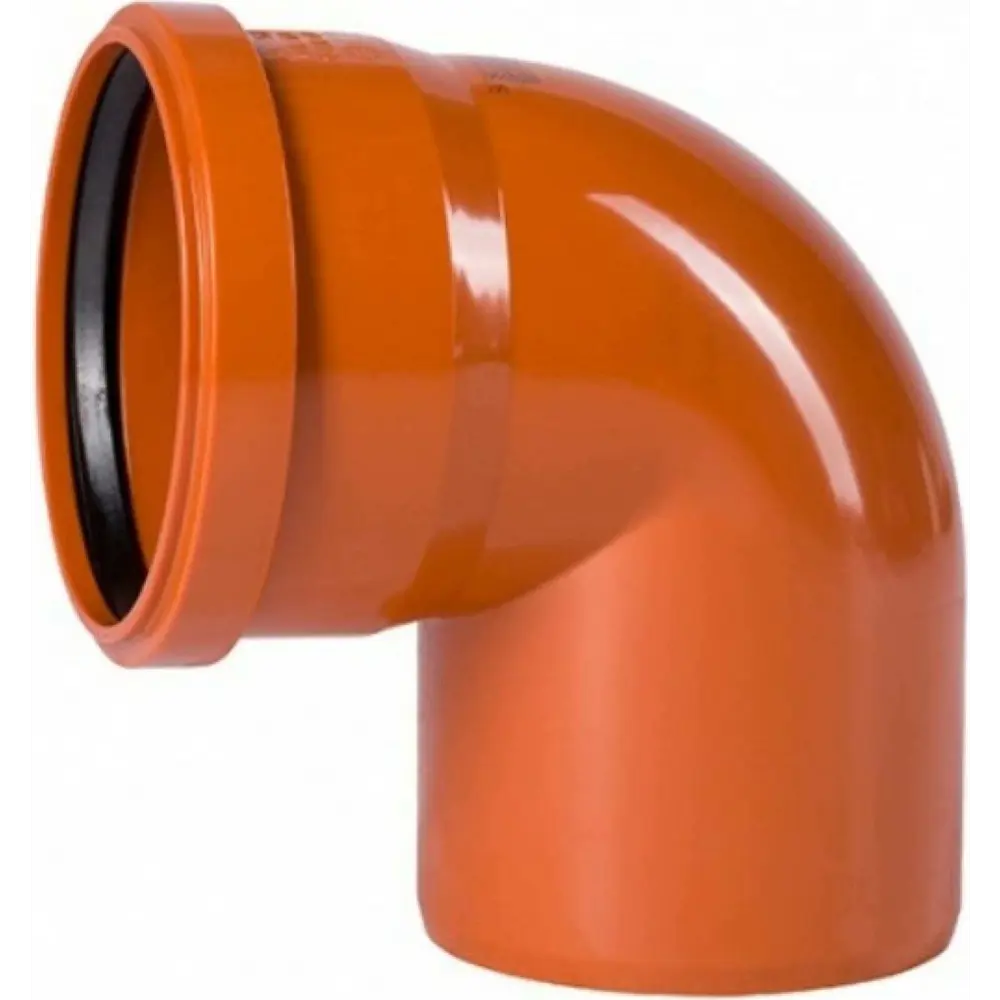 Отвод Хемкор d110 мм 87° пластиковый для наружной канализации STLM-2196108 - Вид №2