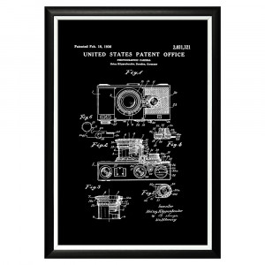 896521327_1818 Арт-постер «Патент на фотокамеру, 1936» Object Desire