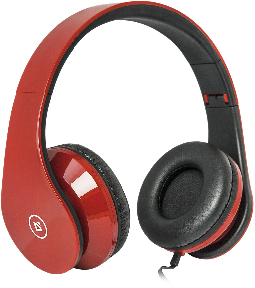 63046 гарнитура для смартфонов accord hn-047 красный, кабель 1,2 м Defender Santreyd 