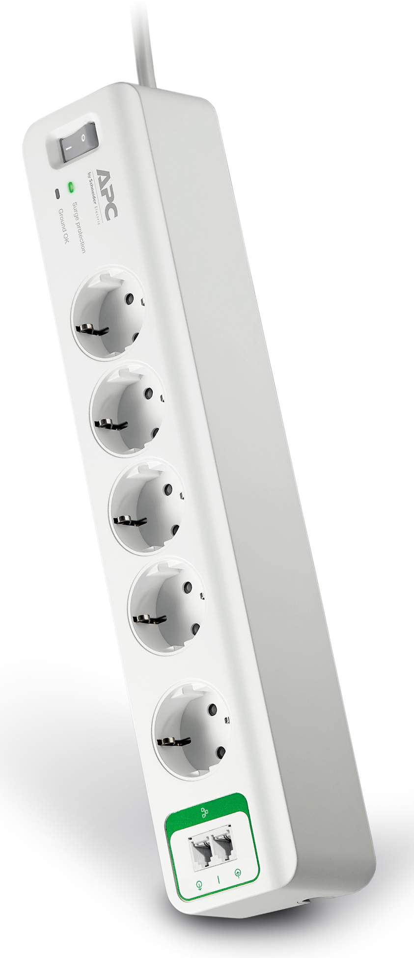 PM5T-RS Essential surgearrest 5 outlets with phone protection 230v russia, 1.83m, 10a APC Santreyd 