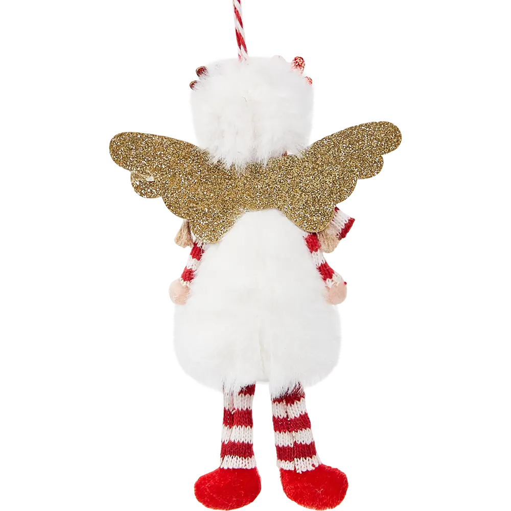 87036512 Елочная игрушка Девочка 14x9 цвет красный STLM-1421393 Santreyd  - Вид №2