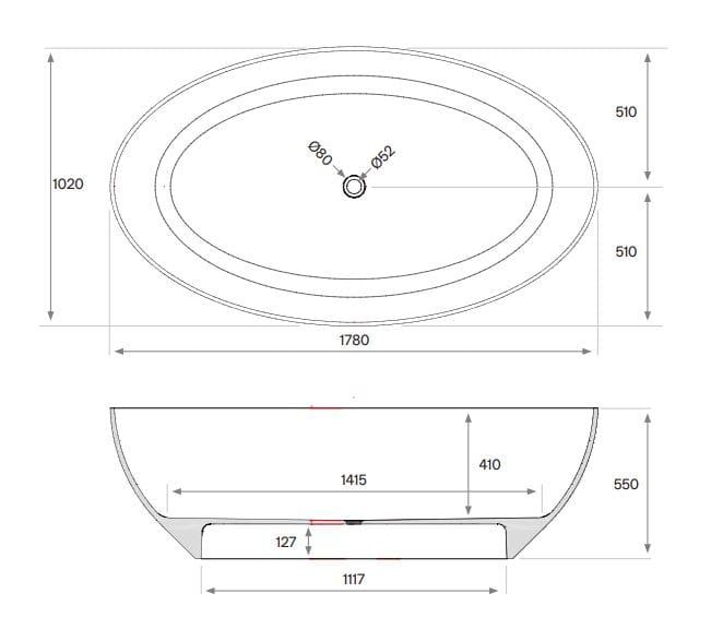 2-местная ванна с твердой поверхностью в центре комнаты COCOON Maison ARCH-00098919 - Вид №11