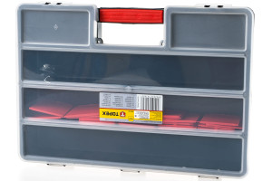 15603561 Ящик-органайзер для крепежа XL с регулируемыми перегородками 79R160 TOPEX