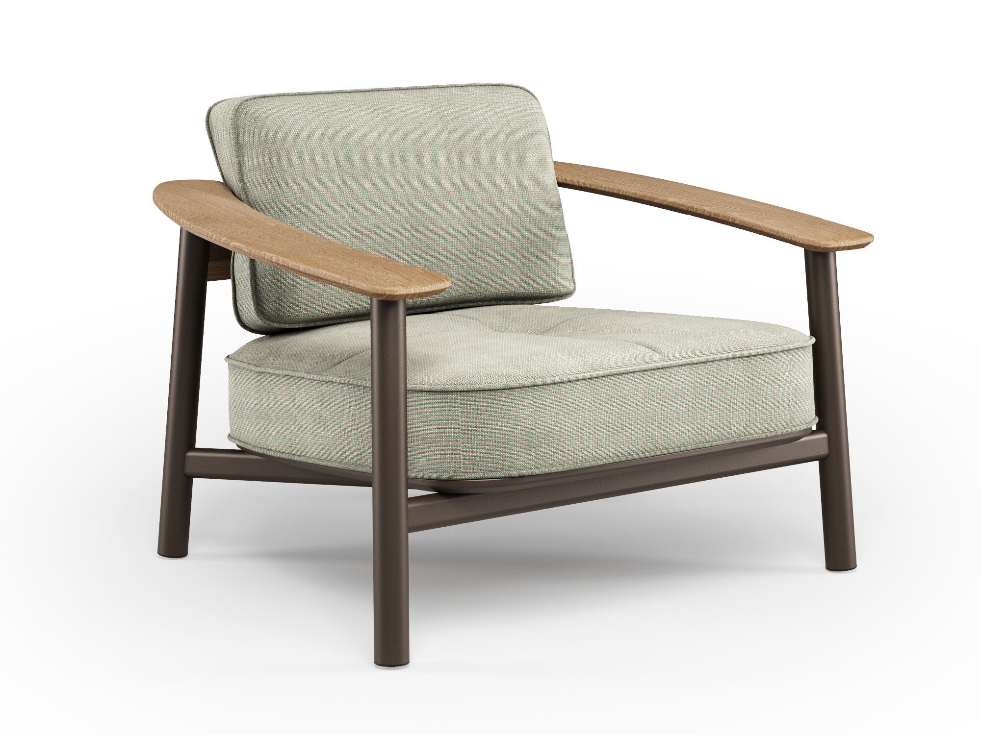 Тканевое садовое кресло с подлокотниками emu Близнецы ARCH-00024006