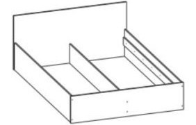72918 ЭДМ-5 Кровать двойная (Без матраца 1,4*2,0) SV-мебель