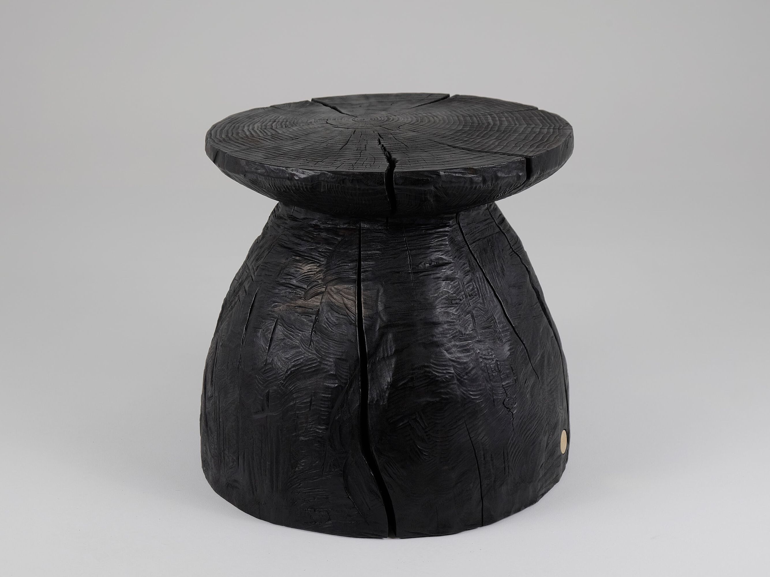 Круглый журнальный столик из дуба Logniture Jownik ARCH-00060525 - Вид №7