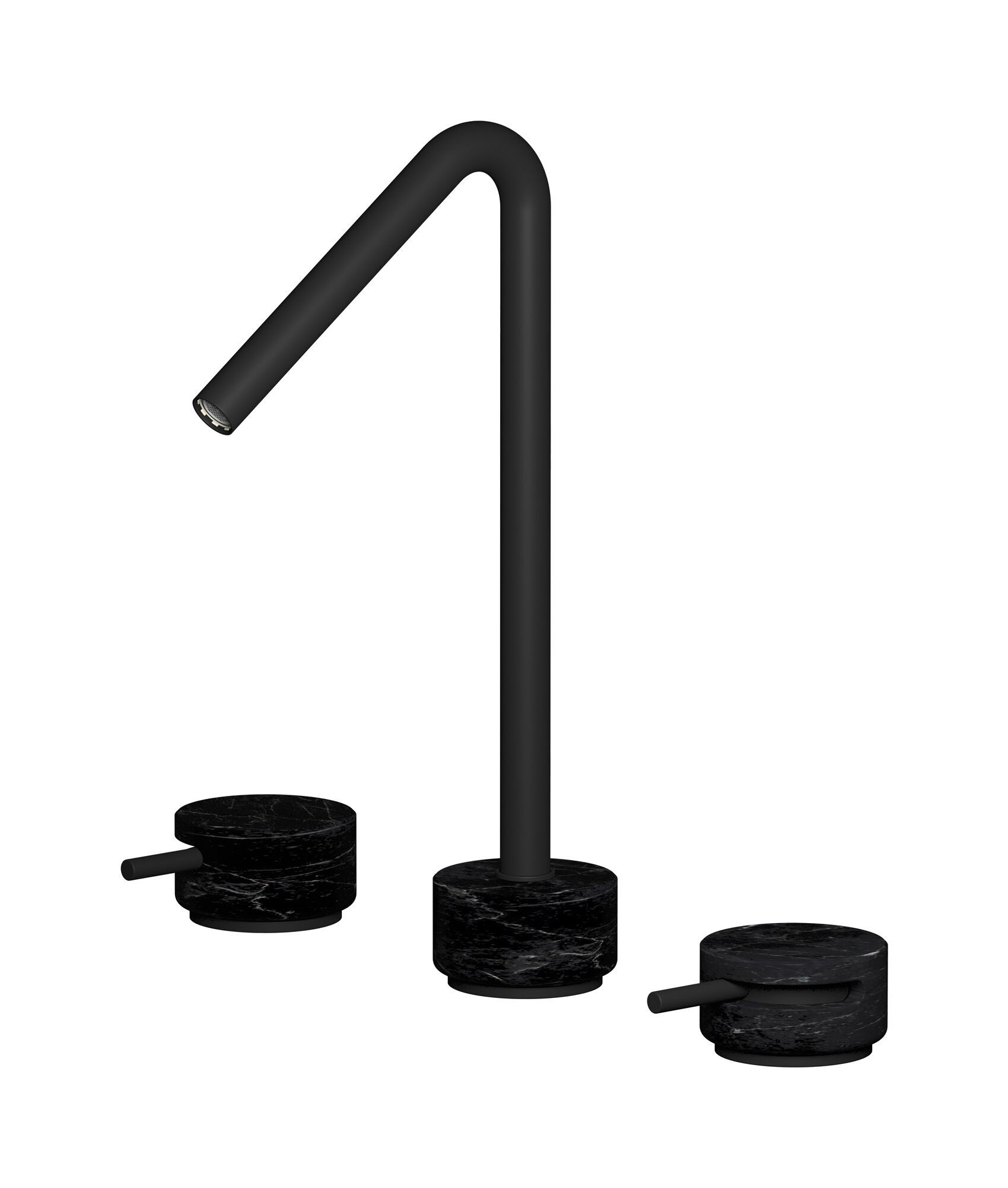 Смеситель для раковины с 3 отверстиями для мраморной столешницы IB мрамор + мрамор Elle ARCH-00068761 - Вид №10