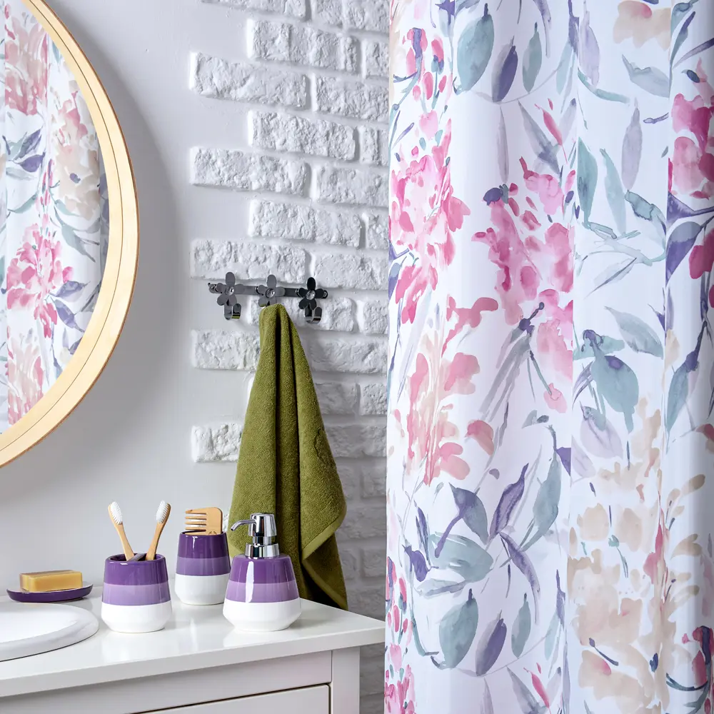 WESS Bonsoir - Элегантная штора для ванной с защитой от брызг 89365417 STLM-0970660 - Вид №3