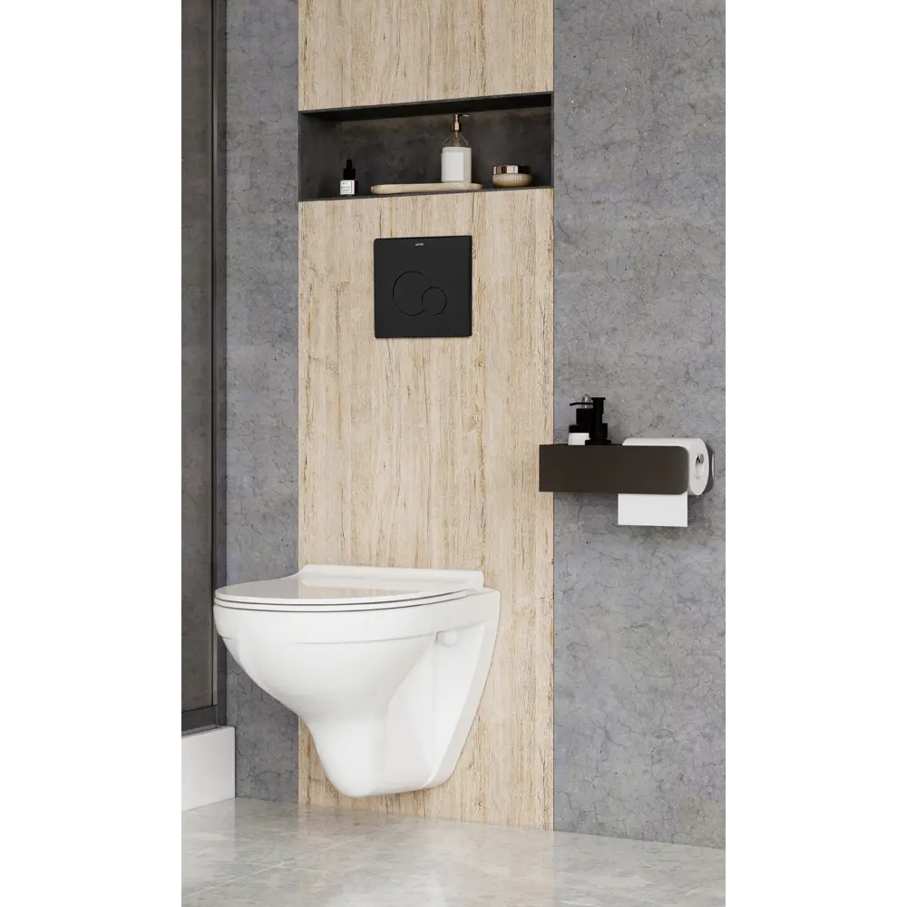 Комплект подвесного унитаза Santek Нортон с инсталляцией и микролифтом 89426694 STLM-1572079 - Вид №11