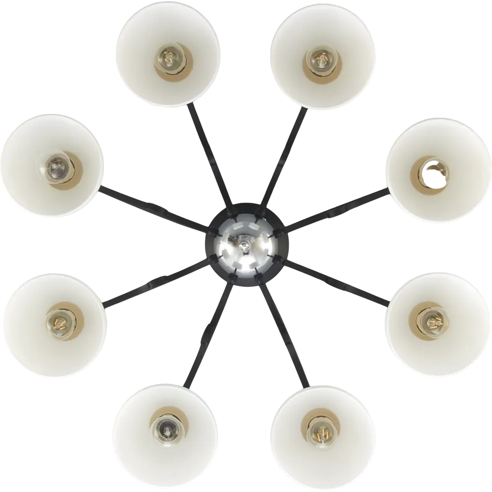 Люстра Блеск 8xE27x60 Вт De Markt STLM-2075003 - Вид №3