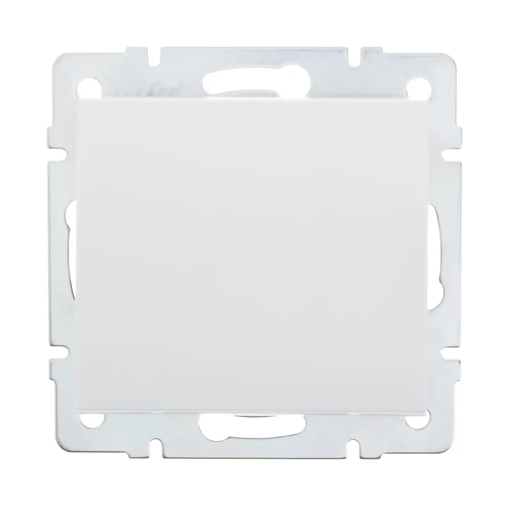 Выключатель встраиваемый Lezard Rain 1 клавиша, цвет белый STLM-2148427