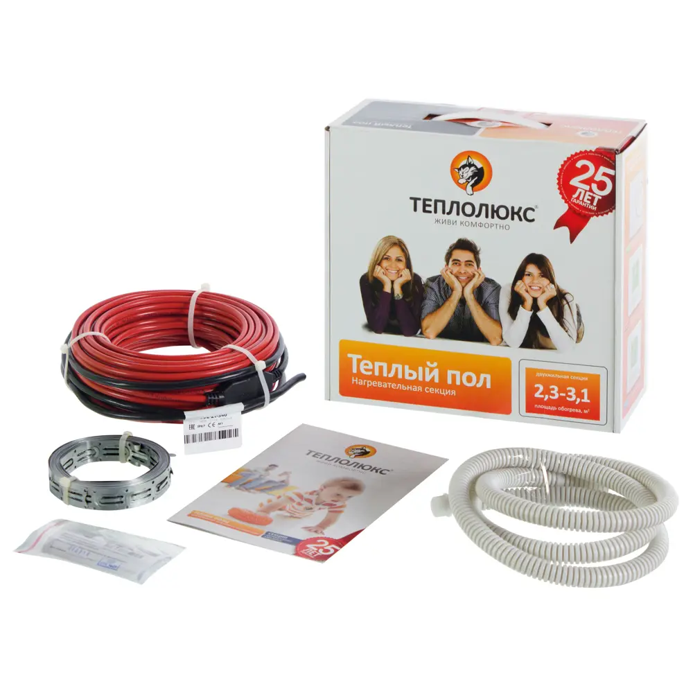 Нагревательный кабель для теплого пола Теплолюкс 21 м, 340 Вт STLM-2181686 - Вид №1