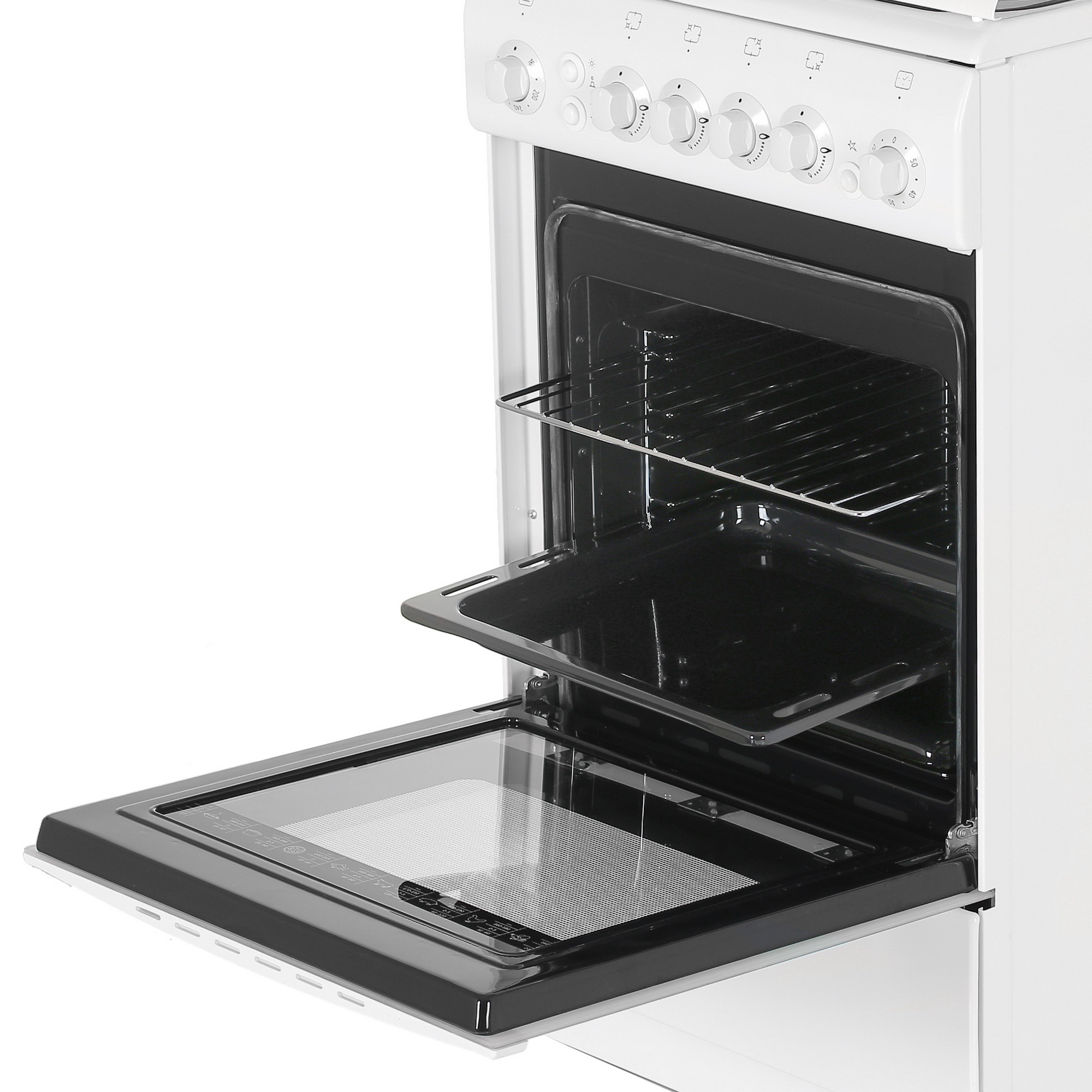 8164046 Газовая плита De Luxe 506040.11Г (КР) ЧР белый STDN-0046508 - Вид №5