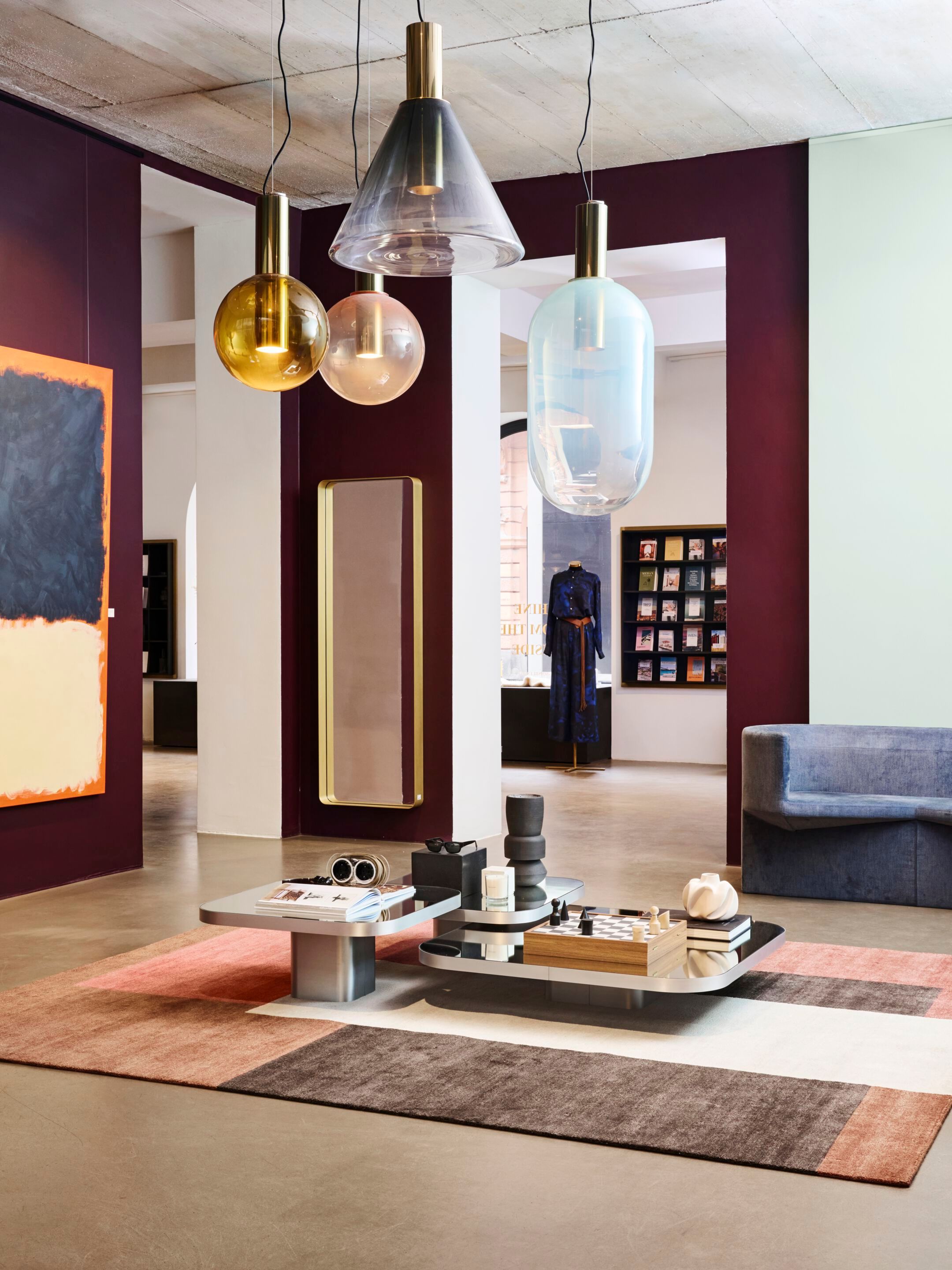 Алюминиевый прямоугольный журнальный столик Classicon лук ARCH-00112419 - Вид №1