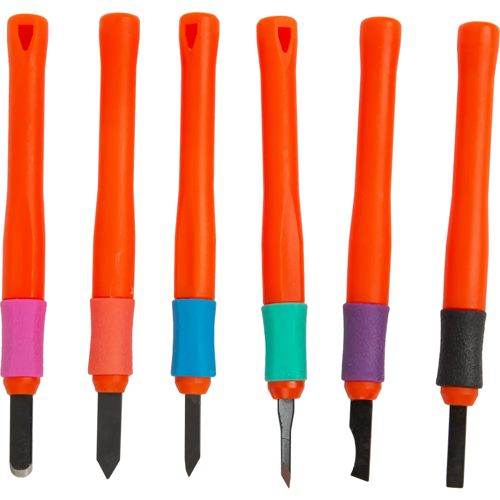 Набор резцов по дереву Спец 3620, пластиковая ручка, 6 шт STLM-2128864 - Вид №2