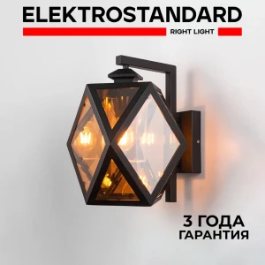 Светильник настенный уличный Elektrostandard Ambra 35133/D 60 Вт IP33 цвет черный