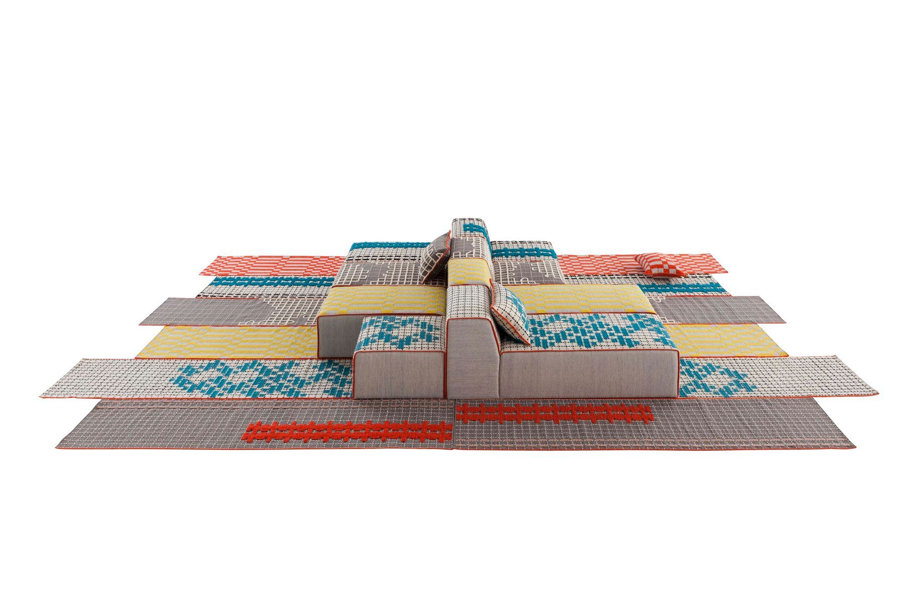 Ткань пуф GAN Bandas ARCH-00144800 - Вид №3