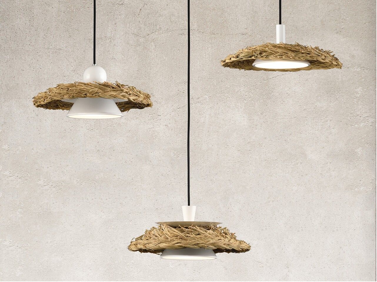 Светодиодный подвесной светильник из растительного волокна Olé Lighting Illa ARCH-00063990 - Вид №2