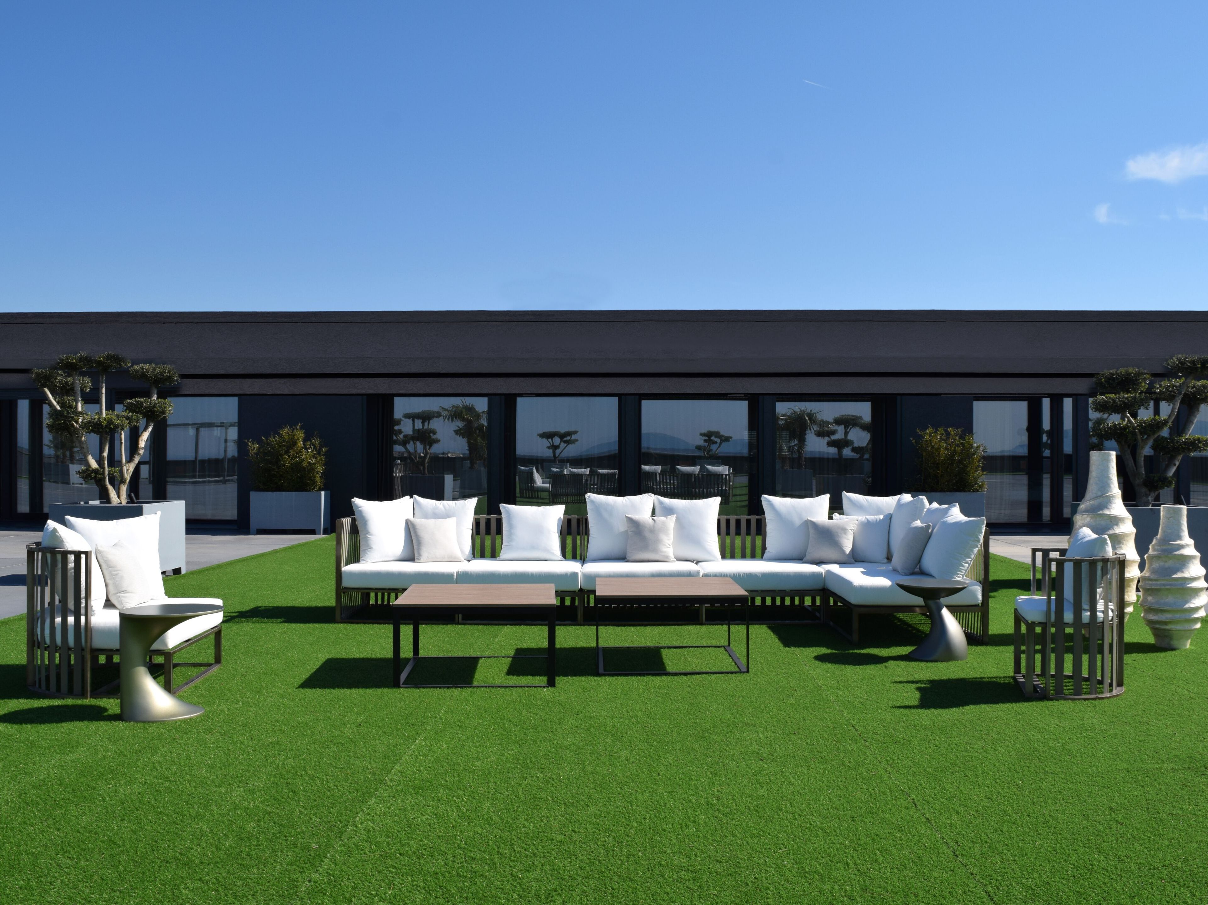 Алюминиевый прямоугольный журнальный столик ABLE Богота ARCH-00093827 - Вид №4