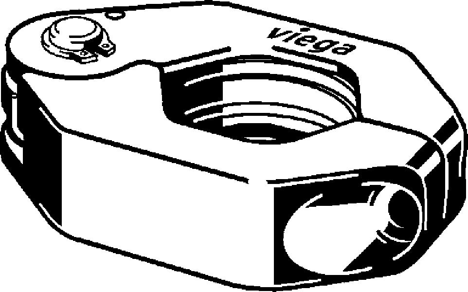 472 719 2) Модель 2296.1 Трубопроводные системы  Системные пресс-инструменты  Системные пресс-кольца, системные пресс-цепи  Металлические пресс-системы Santreyd  - Вид №1