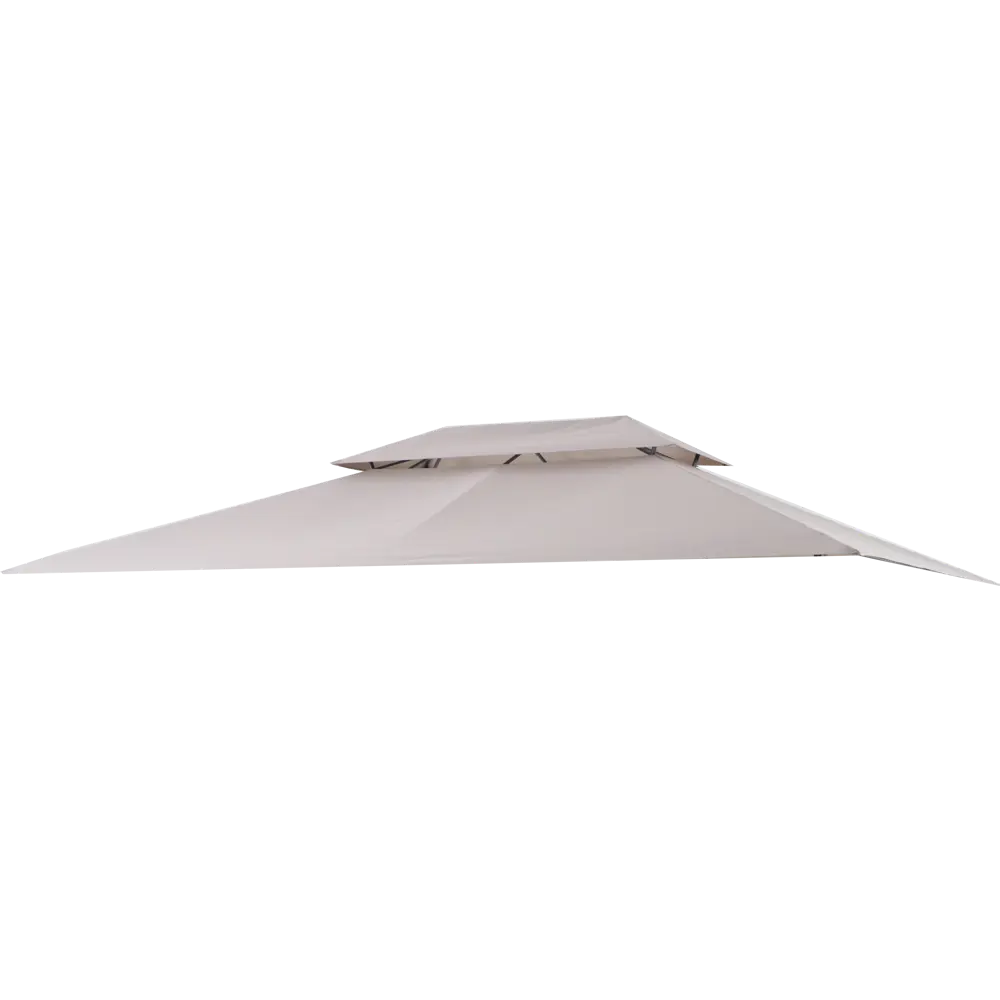 Крыша для павильона Oxis 3x4 м цвет тёмно-серый NATERIAL STLM-2041409