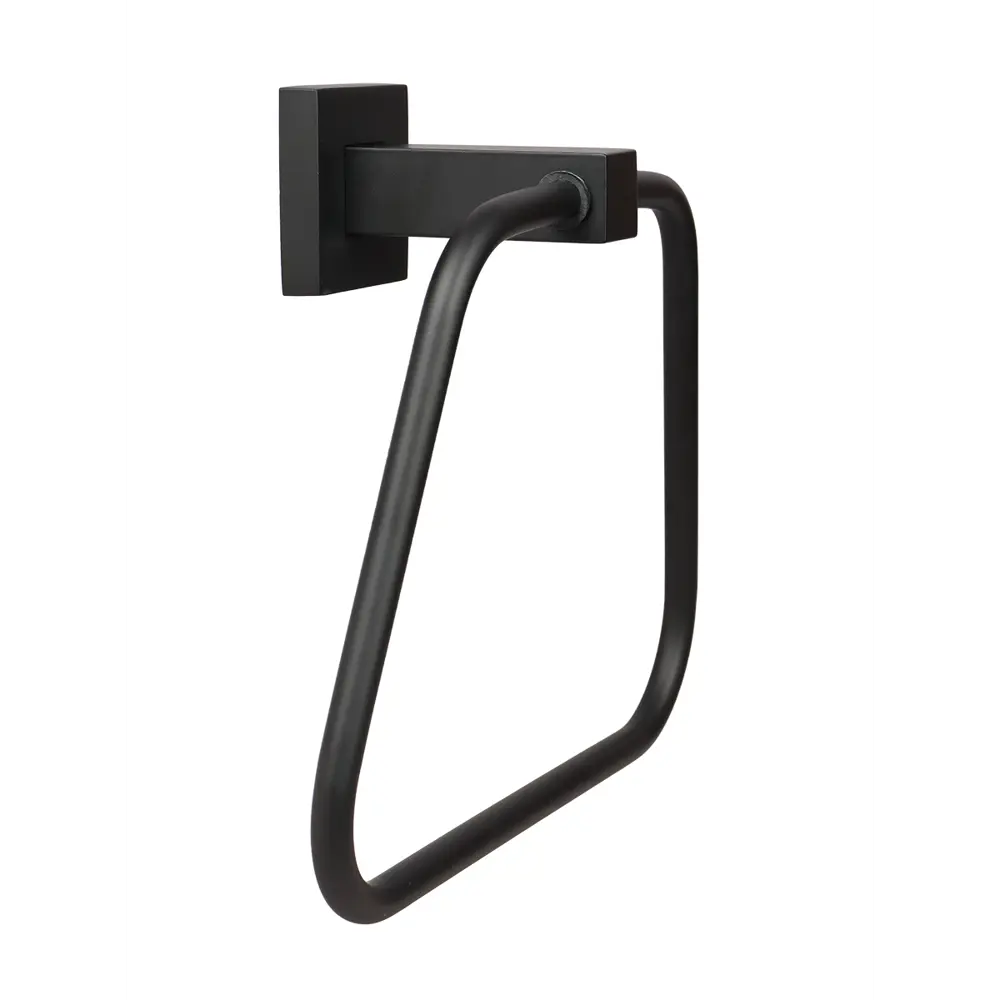 Навесное кольцо для полотенец Квадро черный матовый металл 89380866 Santreyd STLM-1580366 - Вид №2