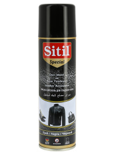90733262 Краска-аэрозоль для гладкой кожи Leather Renovator Spr. 167.01 SSMB цвет черный 250 мл STLM-0359830 SITIL SPECIAL