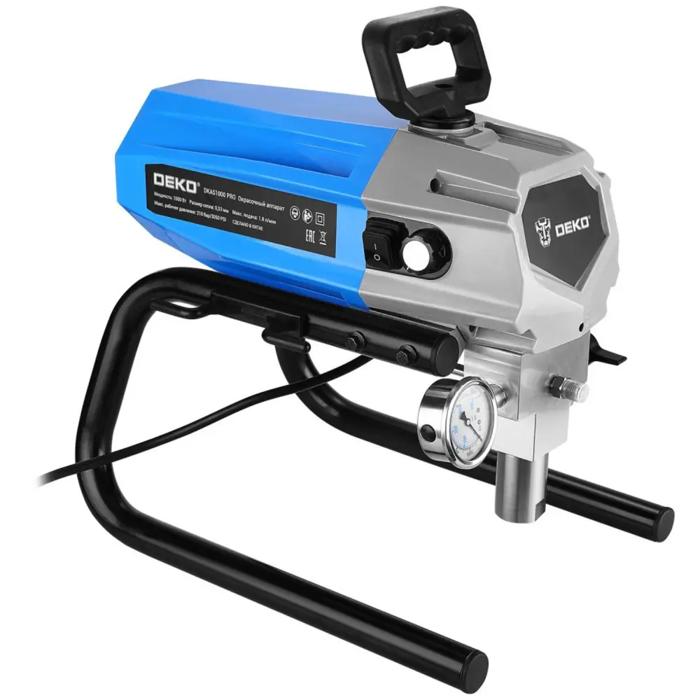 Аппарат окрасочный сетевой поршневой Deko DKAS1000 PRO, 1000 Вт, 1.8 л/мин STLM-2184512 - Вид №4