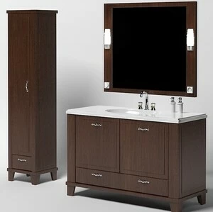 Композиция № 2 Grano Collection комплект мебели для ванной комнаты Burgbad