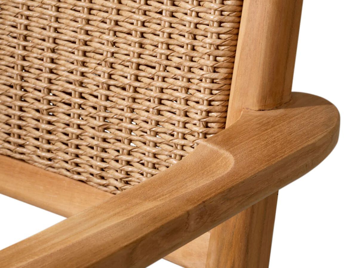 Садовое кресло из тикового дерева с подлокотниками Eichholtz Pivetti ARCH-00027670 - Вид №4