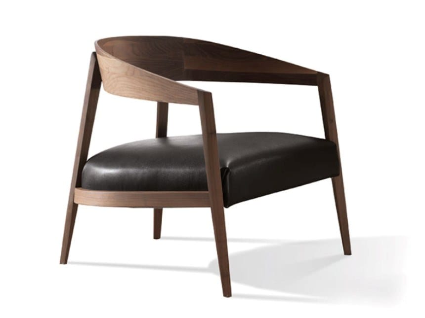 Кресло из массива дерева с подлокотниками Frigerio LIZZYE ARCH-00130868