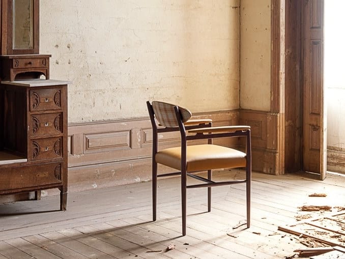 Деревянный мягкий стул с подлокотниками More Contract Wink ARCH-00012772 - Вид №3