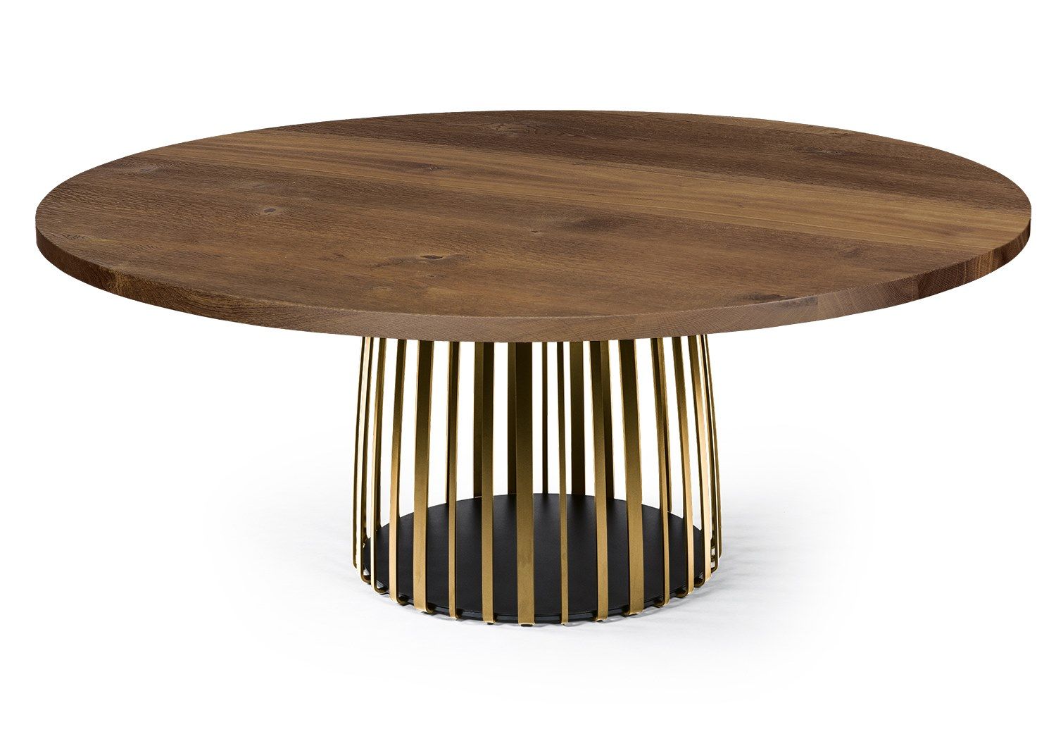 Круглый обеденный стол из массива дерева с Lazy Susan JANUA BC 07 BASKET ARCH-00077084 - Вид №14