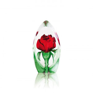 88150 Скульптура "Роза" (миниатюра), красная, 40/75 мм. Maleras