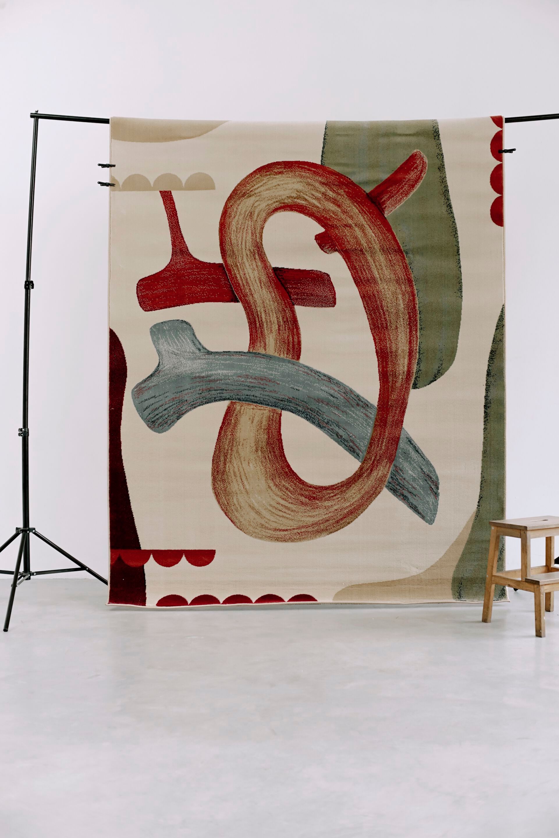 Прямоугольный ковер с рисунком из полипропилена Shishka Project TRAIT ARCH-00070375 - Вид №1